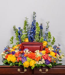 Vibrant Memorial Wreath
