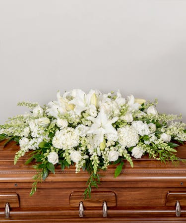 Casket Spray Funeral Flowers Philadelphia Florist Robertson S
